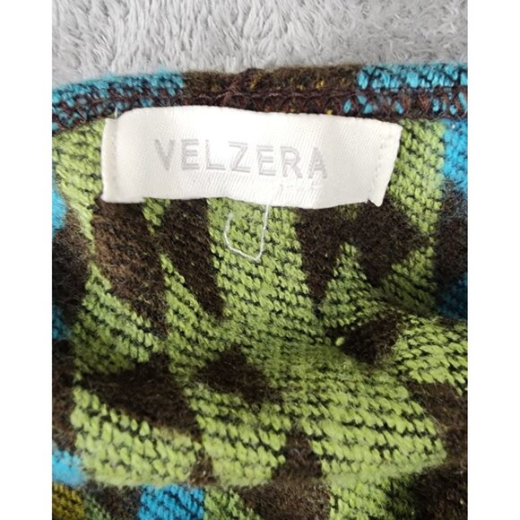 Velzera Sweater Womens One Size Southwestern Hooded Poncho Shawl Button Cardigan - Picture 4 of 12